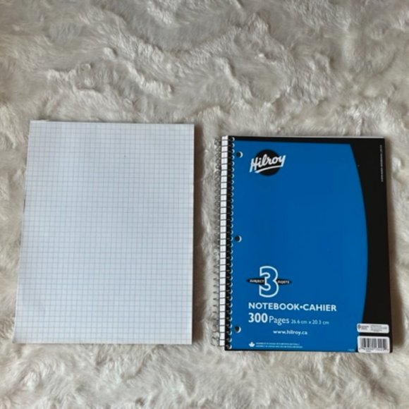 Back to School Office Supplies Paper Notebooks Dividers Hilroy Oxford - Picture 4 of 8
